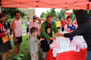Prize table at September 5K