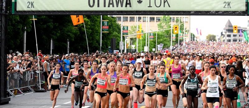 Professional athletes from around the world come to Ottawa to compete in the 10K IAAF race