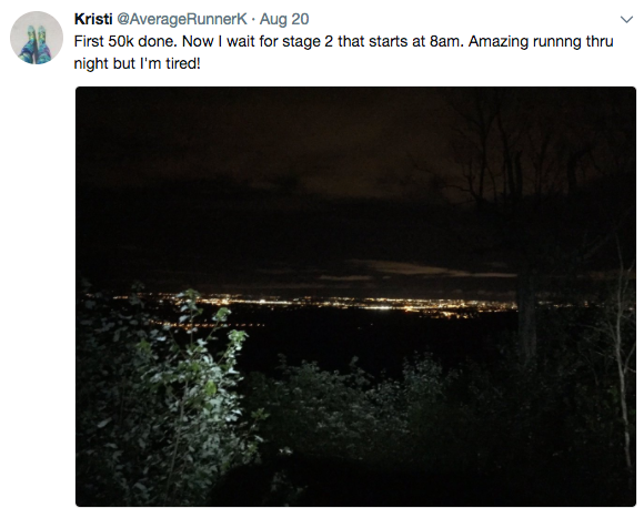 A view of Ottawa at night from the Gatineau Hills