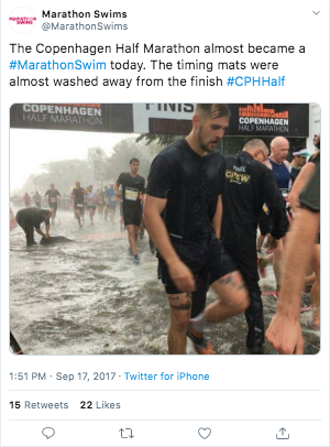 Extreme Weather Copenhagen Half Marathon