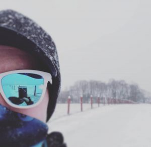 A light snow storm is the perfect time for a run, according to Jennifer Tuthill
