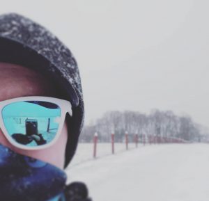 A light snow storm is the perfect time for a run, according to Jennifer Tuthill