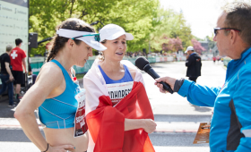 Krista Duchene and Dayna Pidhoresky 2019 Tamarack Ottawa Race Weekend