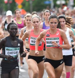 Lanni Marchant at the 2016 Ottawa 10K