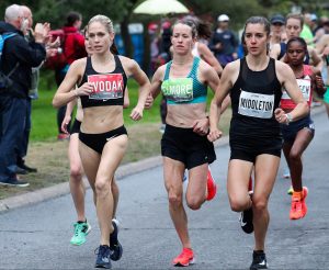 Natasha Wodak and Malindi Elmore race the 2019 Ottawa 10K